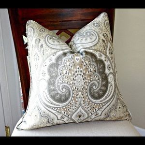 Kravet Latika Limestone Pillow Covers